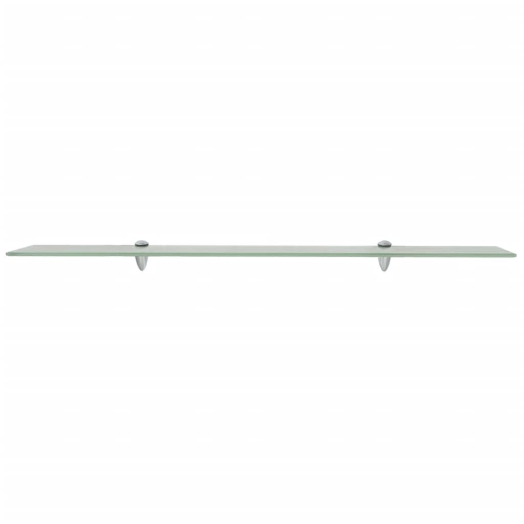 Floating Shelves 2 pcs Glass 100x10 cm 8 mm