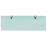 Floating Shelves 2 pcs Glass 60x20 cm 8 mm - Top-Down View