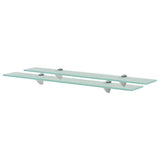 Floating Shelves 2 pcs Glass 70x20 cm 8 mm