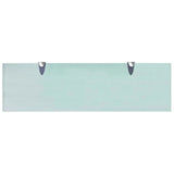 Floating Shelves 2 pcs Glass 70x20 cm 8 mm - Top-Down View