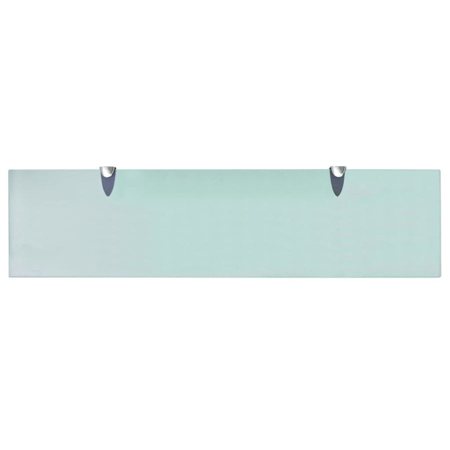 Floating Shelves 2 pcs Glass 80x20 cm 8 mm