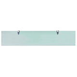 Floating Shelves 2 pcs Glass 100x20 cm 8 mm