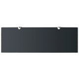 Floating Shelves 2 pcs Glass 60x20 cm 8 mm - Top-Down View