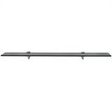 Floating Shelves 2 pcs Glass 80x20 cm 8 mm