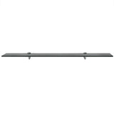 Floating Shelves 2 pcs Glass 90x20 cm 8 mm - Side View