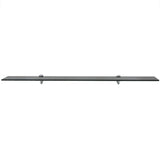 Floating Shelves 2 pcs Glass 100x20 cm 8 mm - Side View