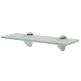 Floating Shelves 2 pcs Glass 30x20 cm 8 mm - Front View