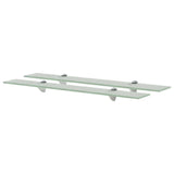 Floating Shelves 2 pcs Glass 70x20 cm 8 mm