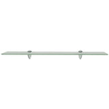 Floating Shelves 2 pcs Glass 70x20 cm 8 mm - Side View