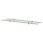 Floating Shelves 2 pcs Glass 100x20 cm 8 mm