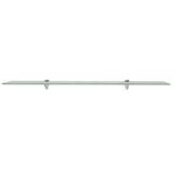 Floating Shelves 2 pcs Glass 100x20 cm 8 mm