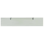 Floating Shelves 2 pcs Glass 100x20 cm 8 mm