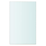 Shelves 2 pcs Panel Glass Clear 20x12 cm