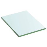 Shelves 2 pcs Panel Glass Clear 20x15 cm - Front View