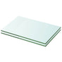 Shelves 2 pcs Panel Glass Clear 20x25 cm