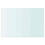 Shelves 2 pcs Panel Glass Clear 20x25 cm