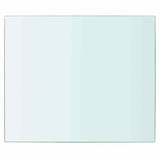 Shelves 2 pcs Panel Glass Clear 30x20 cm