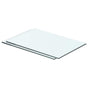 Shelves 2 pcs Panel Glass Clear 40x20 cm