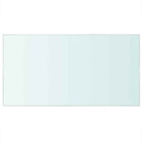 Shelves 2 pcs Panel Glass Clear 40x25 cm
