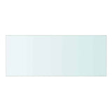 Shelves 2 pcs Panel Glass Clear 50x20 cm - Side View