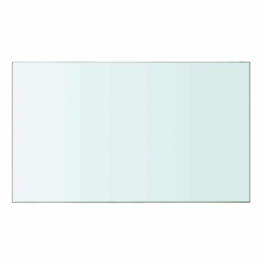 Shelves 2 pcs Panel Glass Clear 50x30 cm
