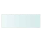 Shelves 2 pcs Panel Glass Clear 60x20 cm