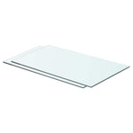 Shelves 2 pcs Panel Glass Clear 60x30 cm