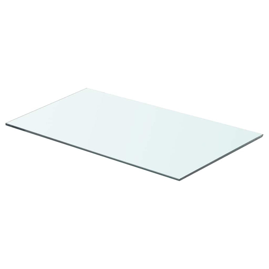 Shelves 2 pcs Panel Glass Clear 60x30 cm