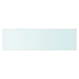 Shelves 2 pcs Panel Glass Clear 70x20 cm