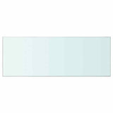 Shelves 2 pcs Panel Glass Clear 80x30 cm