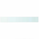 Shelves 2 pcs Panel Glass Clear 90x12 cm