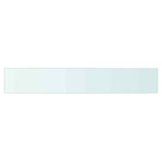 Shelves 2 pcs Panel Glass Clear 90x15 cm