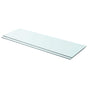 Shelves 2 pcs Panel Glass Clear 90x30 cm