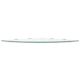 Corner Shelves 2 pcs with Chrome Supports Glass Clear 45x45 cm