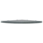 Corner Shelves 2 pcs with Chrome Supports Glass Black 45x45 cm
