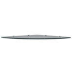 Corner Shelves 2 pcs with Chrome Supports Glass Black 45x45 cm