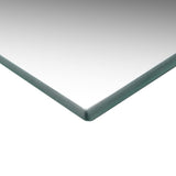Wall Mirrors 2 pcs 60x60 cm Square Glass - Top-Down View