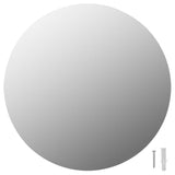 Wall Mirrors 2 pcs 40 cm Round Glass - Front View