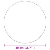 Wall Mirrors 2 pcs 40 cm Round Glass