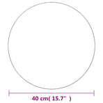 Wall Mirrors 2 pcs 40 cm Round Glass