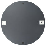 Wall Mirrors 2 pcs 50 cm Round Glass