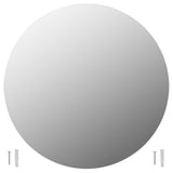 Wall Mirrors 2 pcs 60 cm Round Glass