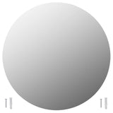 Wall Mirrors 2 pcs 70 cm Round Glass