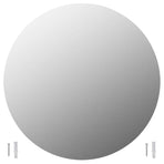 Wall Mirrors 2 pcs 70 cm Round Glass