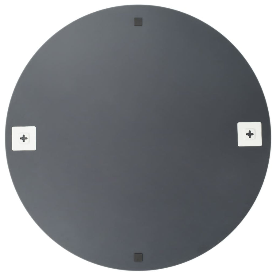 Wall Mirrors 2 pcs 70 cm Round Glass