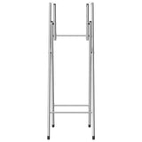 Folding Bar Table Legs Silver 45x53x108 cm Galvanised Steel