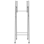 Folding Bar Table Legs Silver 45x53x108 cm Galvanised Steel