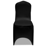 Chair Cover Stretch Black 18 pcs - Side View