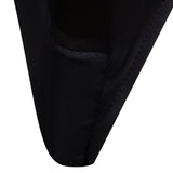 Chair Cover Stretch Black 18 pcs - Rear View
