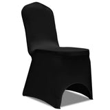 Chair Cover Stretch Black 30 pcs - Front View